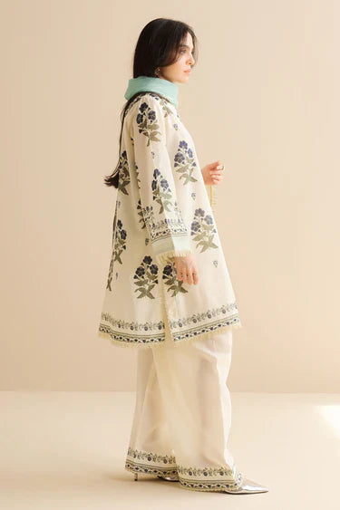 CO 492-3Pc Digital Printed Lawn Shirt with Printed Dupatta