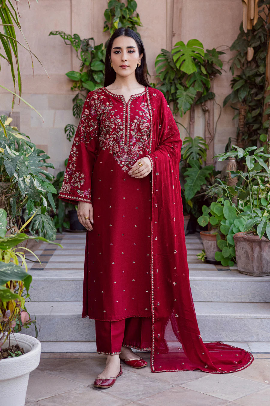 BT 2700-3 Piece Unstitched Embroidered Lawn Suit