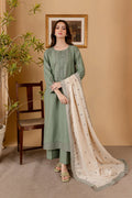 RP 600-3 Piece Unstitched Fully Embroidered Lawn Suit