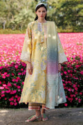 JZ 205-3 Piece Unstitched Embroidered Digital Print Lawn Suit ( Printed Lawn Dupatta )