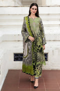 3 Piece Unstitched Digital Printed Khaddar Suit With Embroidered Laces