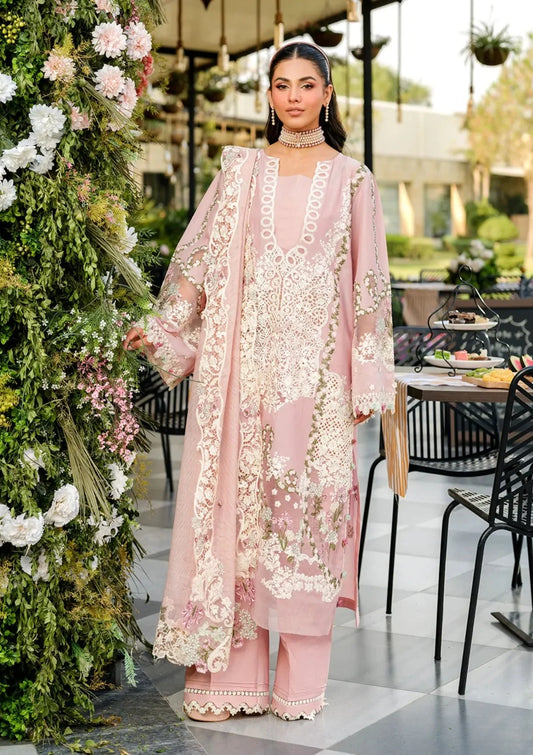 EL 2710-3 Piece - Unstitched Fully Embroidered Lawn Suit