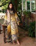 MB 206-3 Pcs All Over Digital Printed Suit with Lawn Printed Dupatta + Extra Patches.