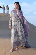 3 Piece unstitched Digital Printed and Embroidered Lawn Suit