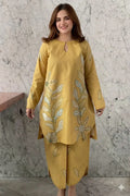 2 Piece Unstitched Embroidered Lawn Suit