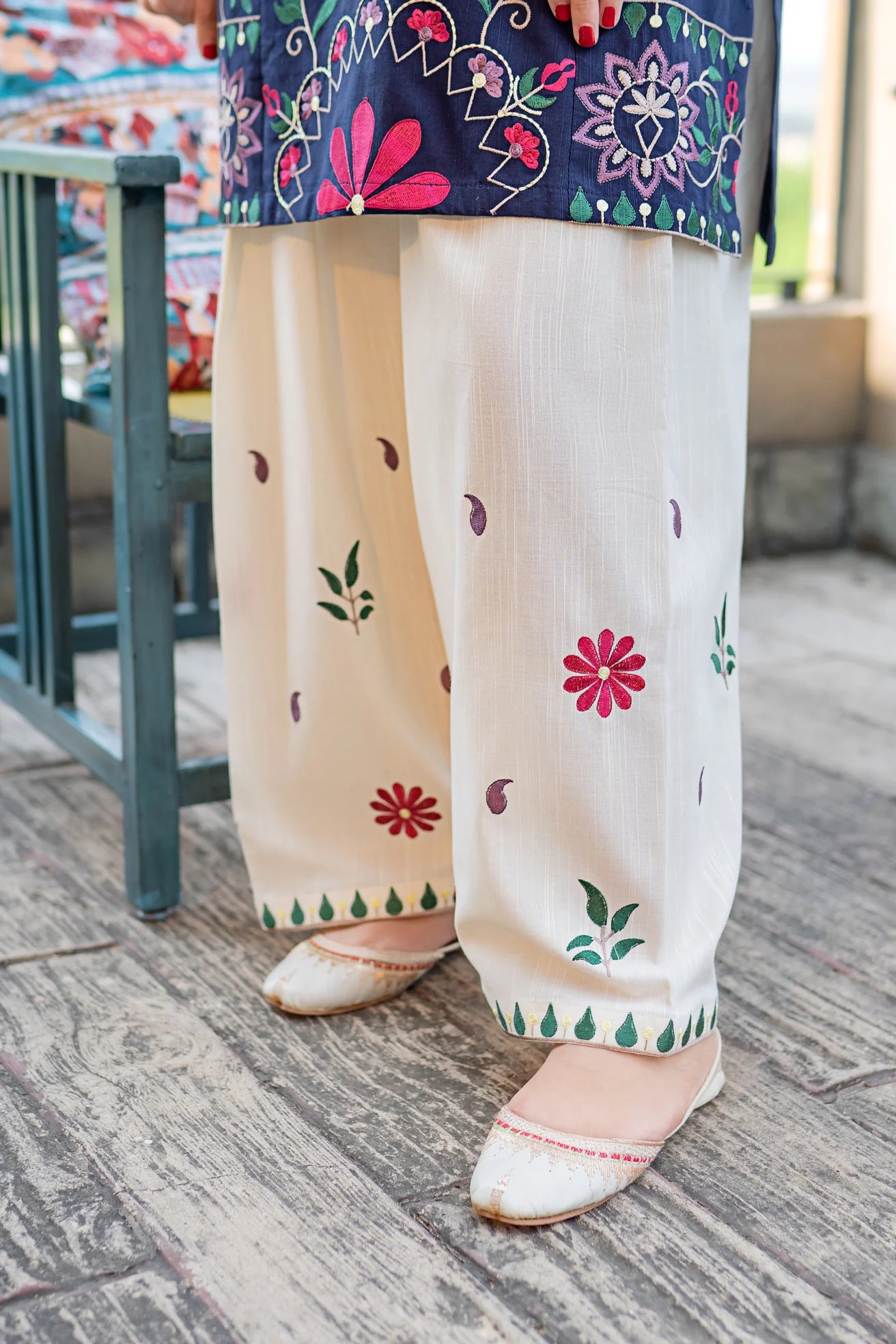 MB 70-2 Piece Unstitched Embroidered Lawn Suit