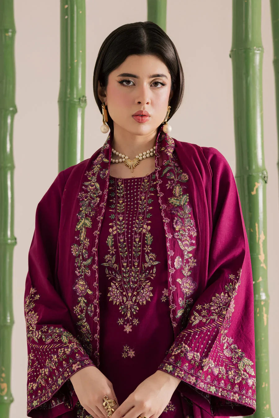 BT 2860-3 Piece Unstitched Fully Embroidered Lawn suit