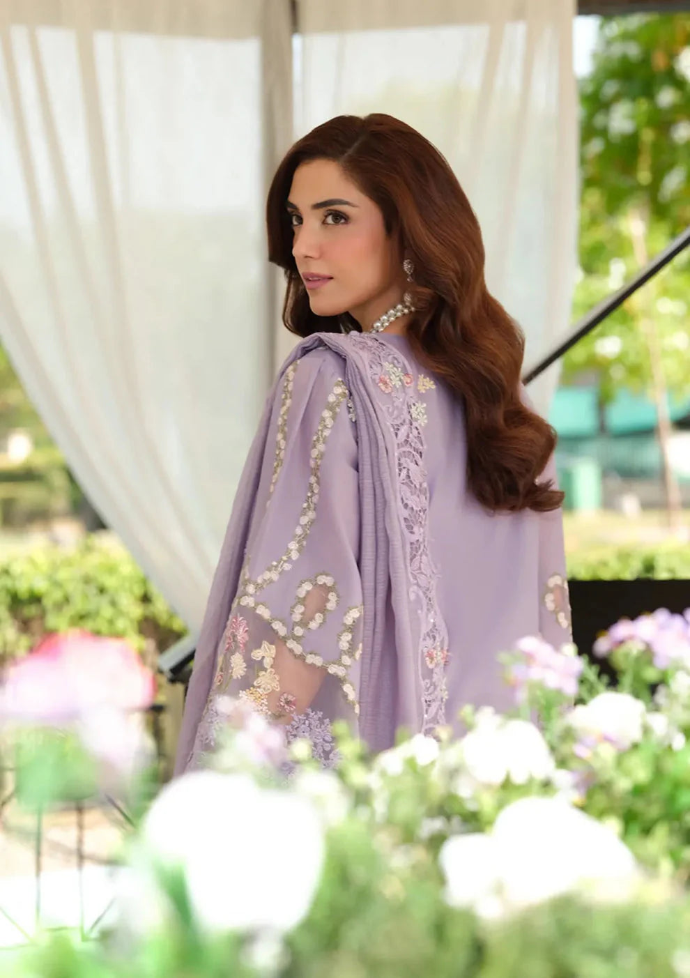 EL 2715-3 Piece Unstitched Fully Embroidered Lawn Suit