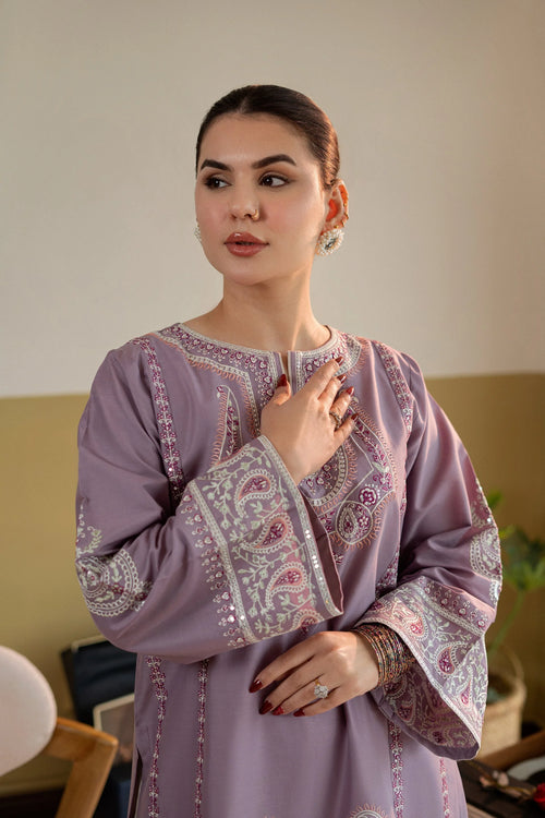 2 Piece Unstitched Embroidered Lawn Suit