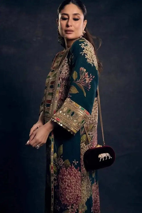 AJ 995-Kareena Kapoor Luxury Silk Unstitched 3 Piece Suit