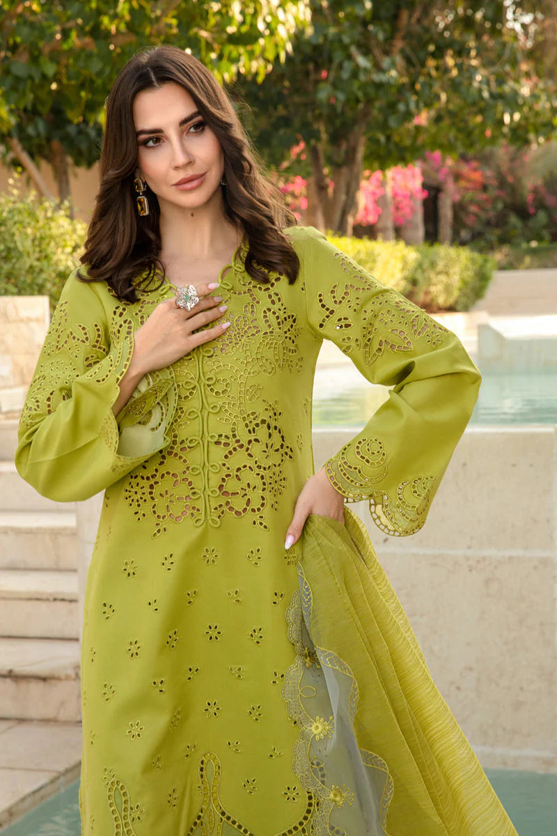 RR 2780-3 Piece Unstitched Chicken Kari Embroidered Suit
