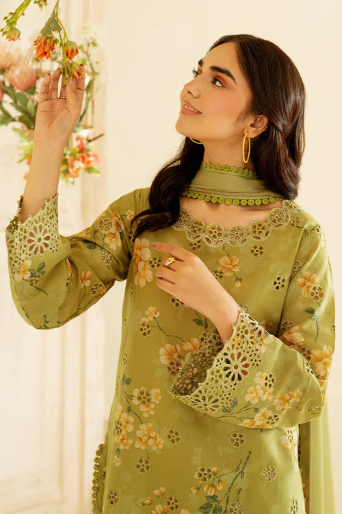 3 Piece unstitched Digital Printed Lawn Suit