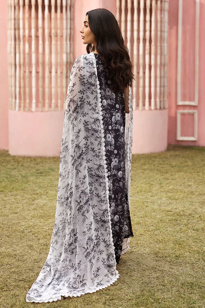 MB 480-3 Piece Unstitched Printed Lawn Suit