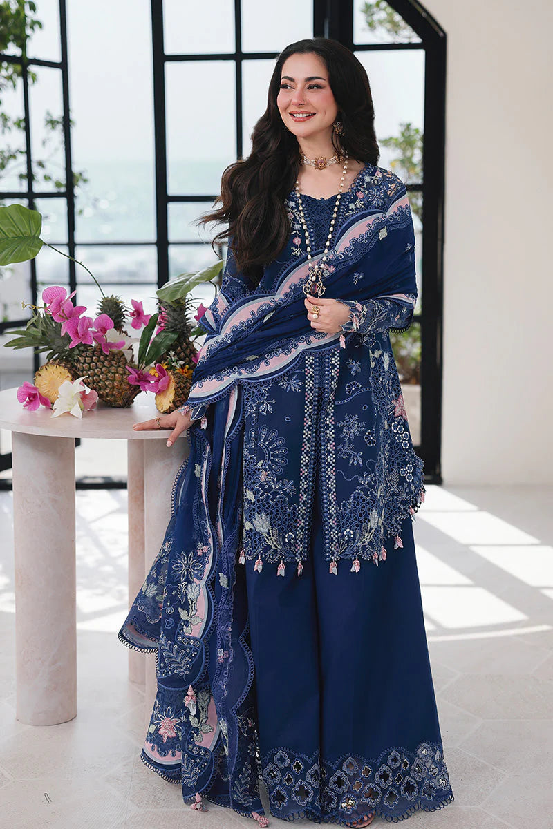 QL 2815-3 Piece Unstitched Embroidered Lawn Suit