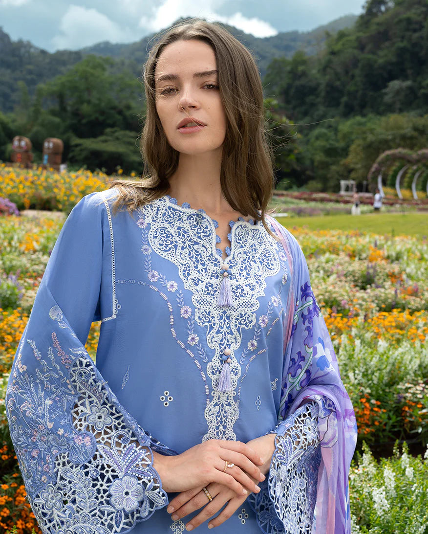 MS 2795-3 Piece Unstitched Embroidered Lawn Suit