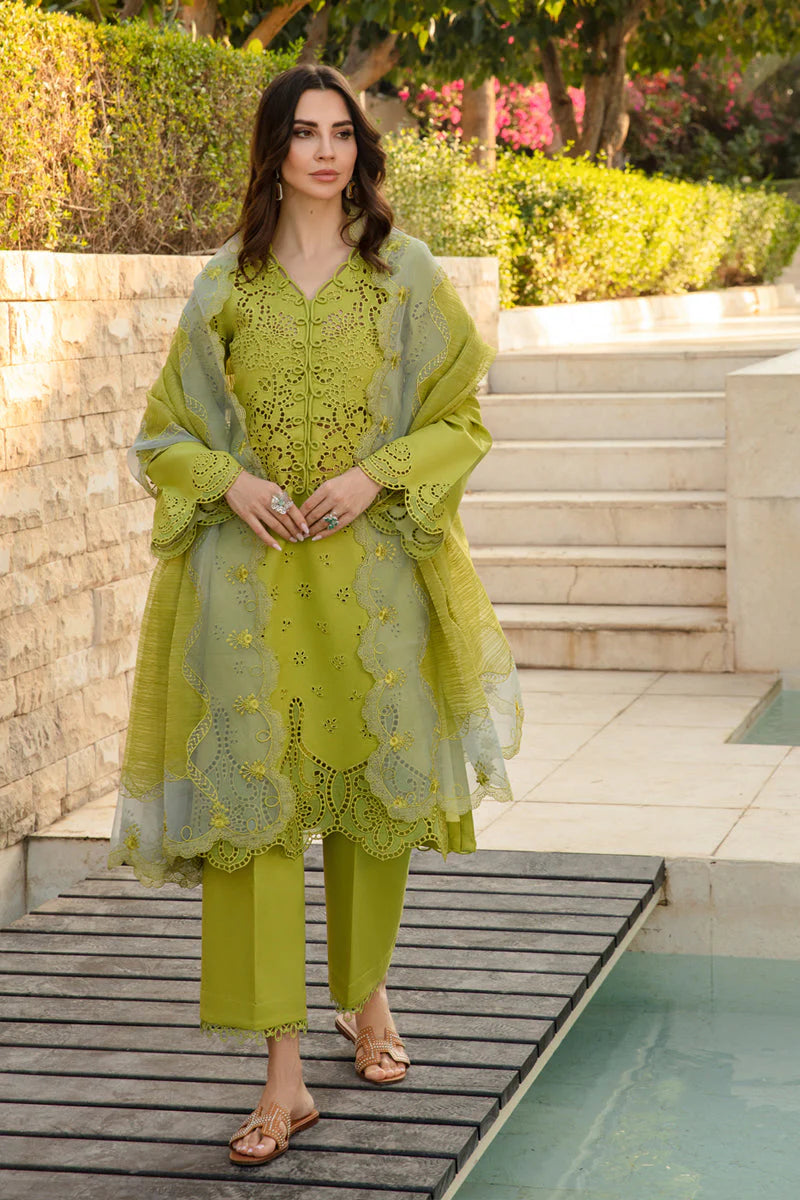 RR 2780-3 Piece Unstitched Chicken Kari Embroidered Suit