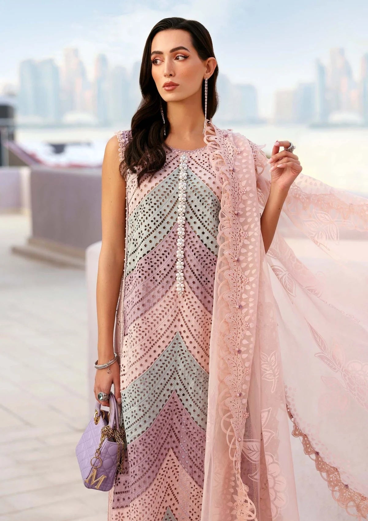 3 Piece Lawn Unstitched Chicken Kari Embroidered Suit