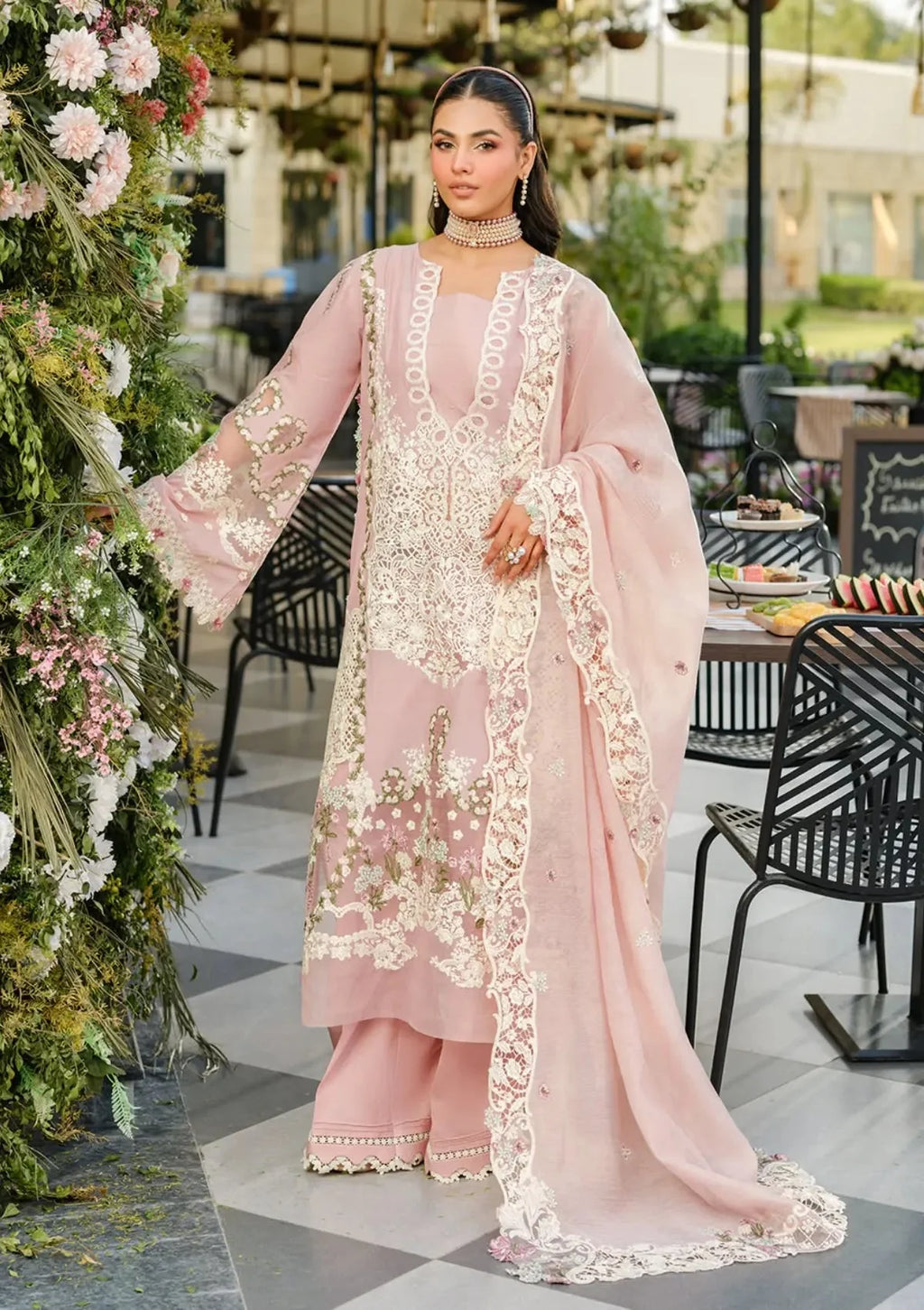EL 2710-3 Piece - Unstitched Fully Embroidered Lawn Suit