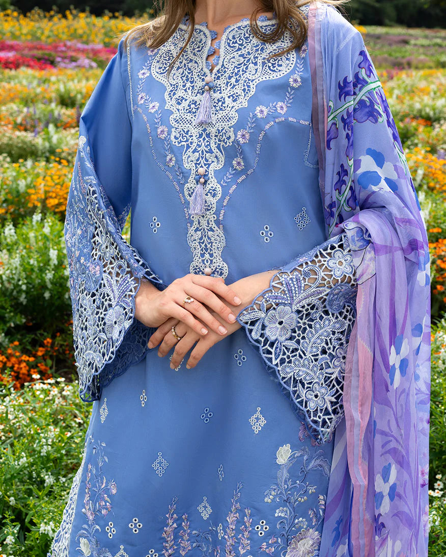 MS 2795-3 Piece Unstitched Embroidered Lawn Suit