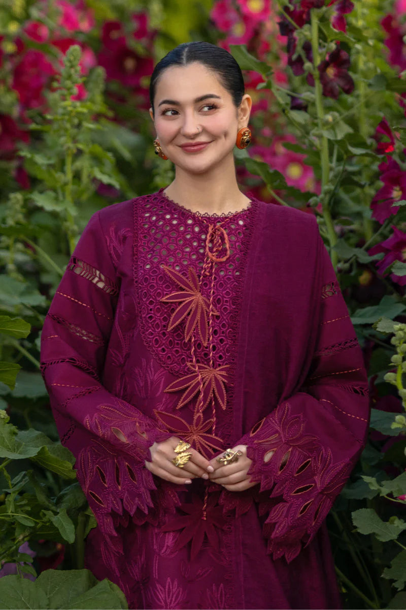 3 Piece Lawn Unstitched Chicken Kari Embroidered Suit