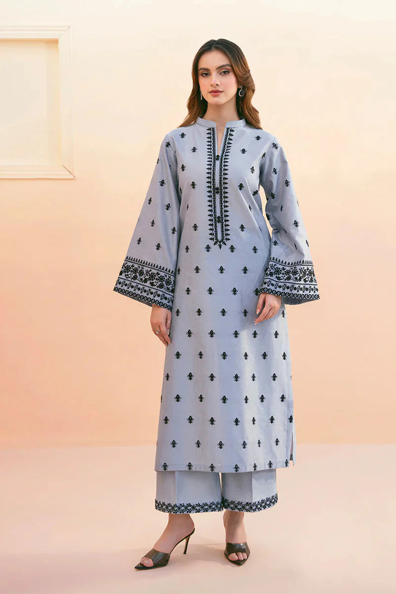 AS 2775-3 Piece-Unstitched Embroidered Lawn Suit