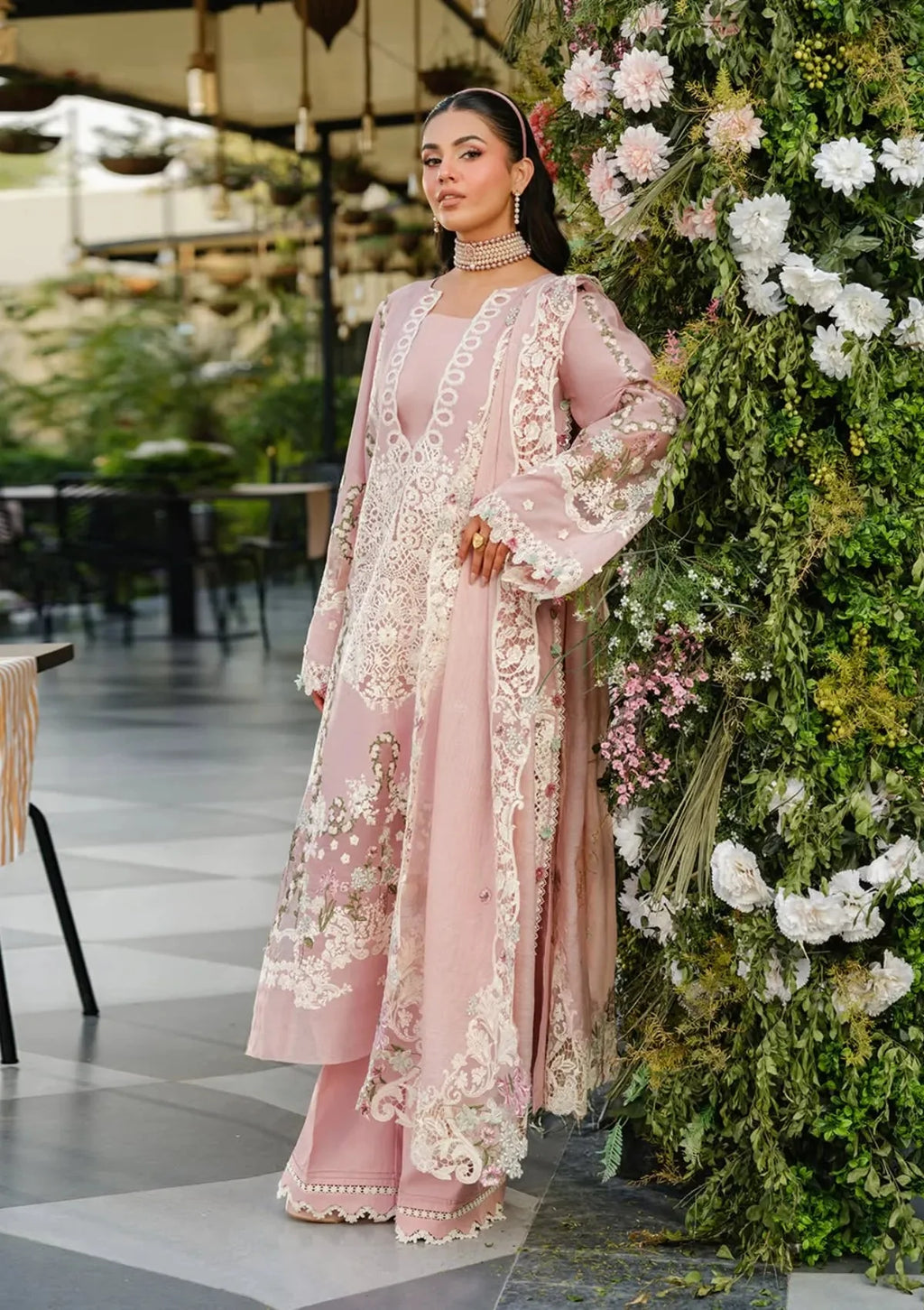 EL 2710-3 Piece - Unstitched Fully Embroidered Lawn Suit
