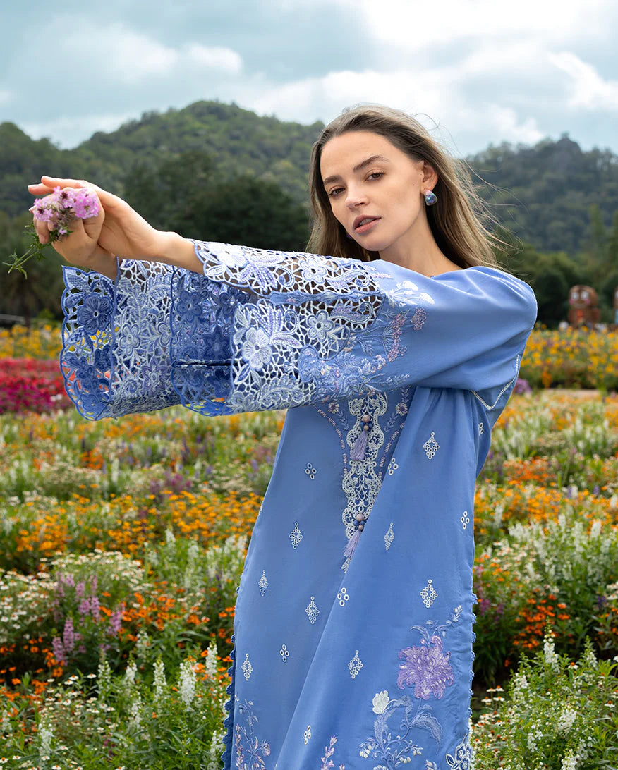 MS 2795-3 Piece Unstitched Embroidered Lawn Suit