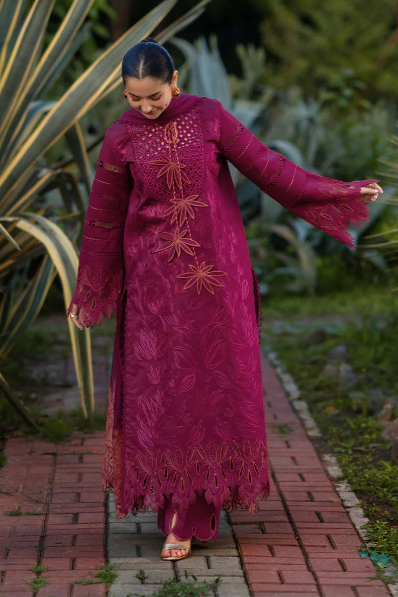 3 Piece Lawn Unstitched Chicken Kari Embroidered Suit