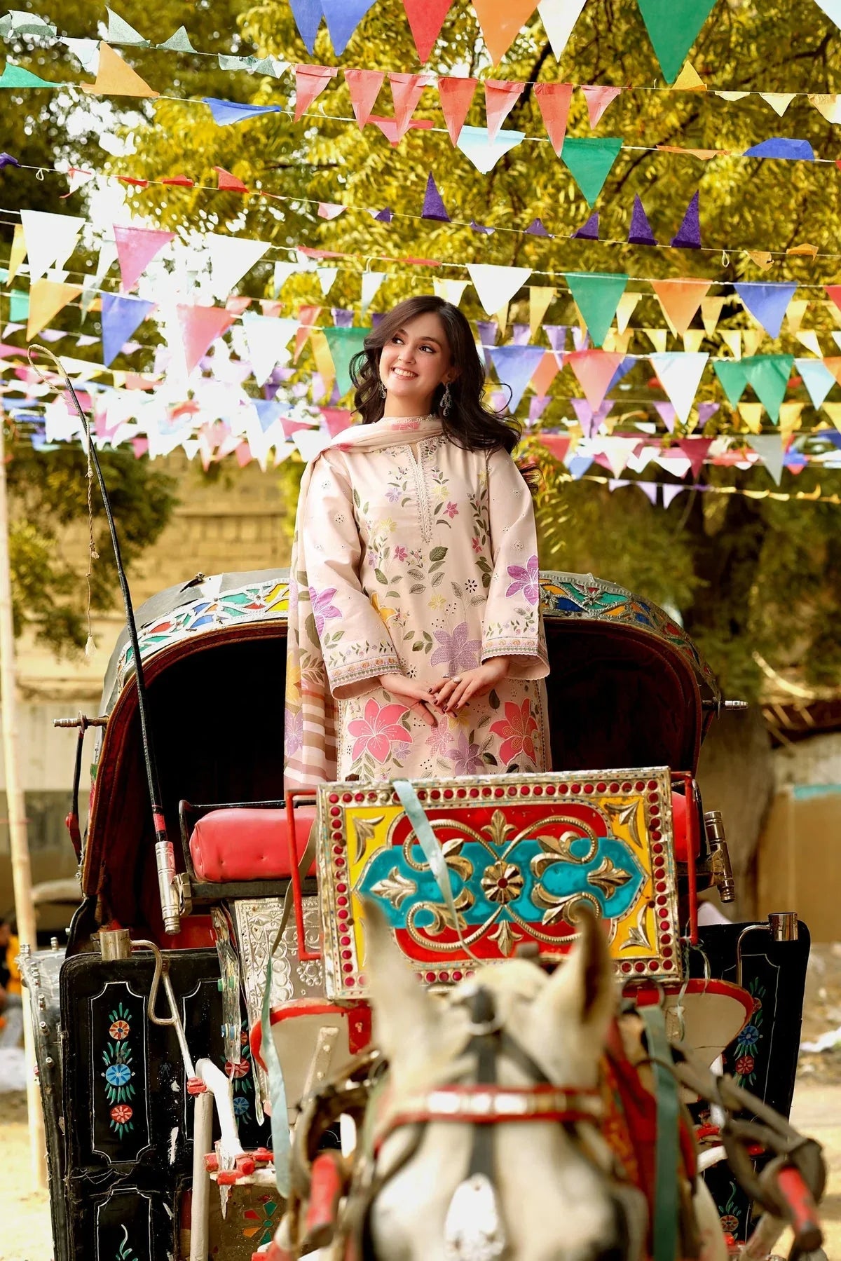 AS 2875-3 Piece Unstitched Fully Embroidered Lawn Suit