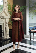 AJ 2556-3 Piece Embroidered Lawn Shirt with Embroidered Lawn Dupatta