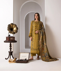 SN 59L-3 Piece Embroidered Lawn Shirt with Printed Poly Lawn