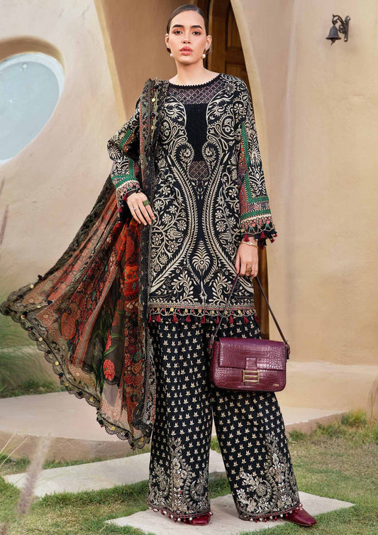 MB 478B-3Pc Digital Printed Lawn Shirt with Printed Lawn Dupatta